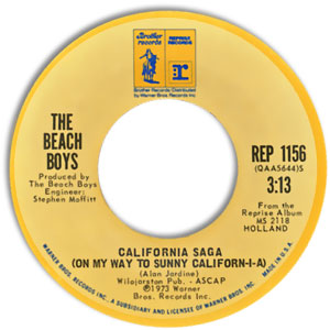 California Saga (On My Way To Sunny Californ-i-a)/ Funky Pretty