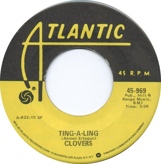  Ting-A-Ling/ Wonder Where My Baby's Gone 45 Record 