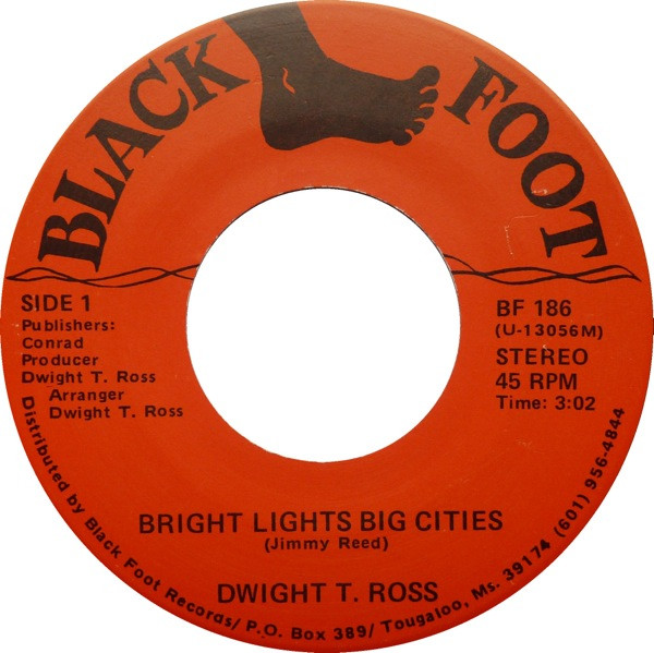  Bright Lights, Big City/ I Got The Hots For You 45 Record 