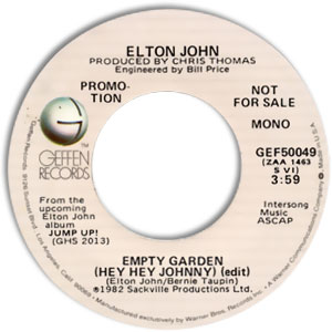 Empty Garden (Hey Hey Johnny)