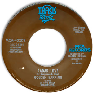 Radar Love/ Just Like Vince Taylor