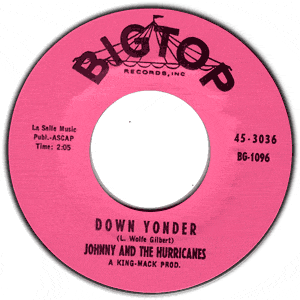  Down Yonder/ Sheba 45 Record 