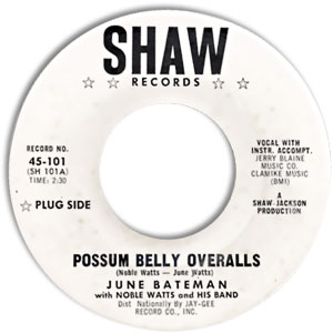 Possum Belly Overalls/ Go Away Mr. Blues