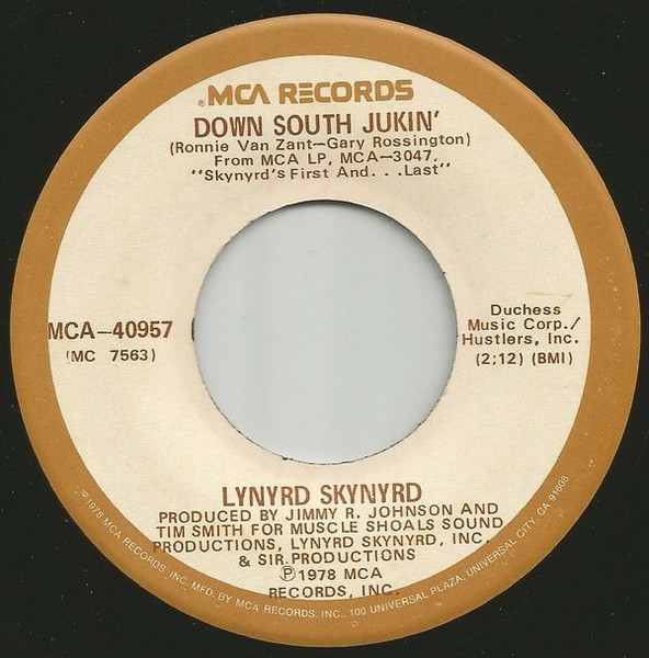  Down South Jukin'/ Wino 45 Record 