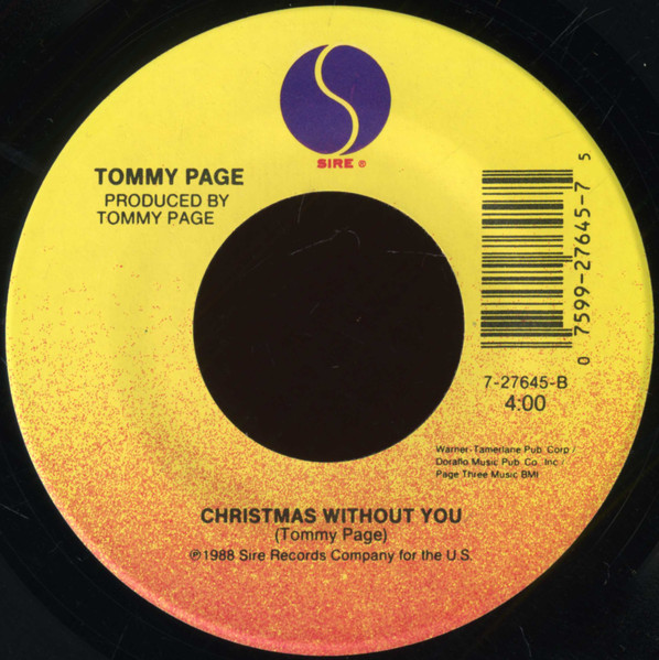  A Shoulder To Cry On/ Christmas Without You 45 Record 