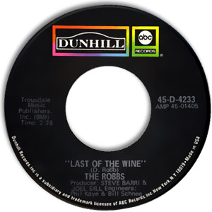 Last of the Wine/ Written in the Dust