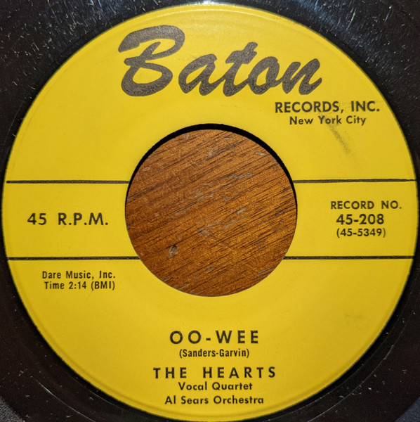  Lonely Nights/ Oo-Wee 45 Record 