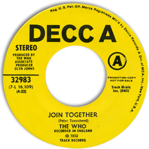 Join Together/ Baby Don't You Do It