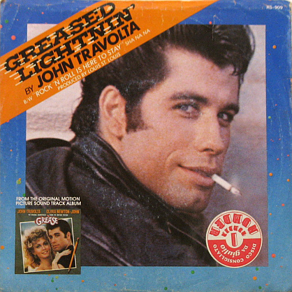  Greased Lightnin'/ Rock 'n Roll Is Here To Stay 45 Record 